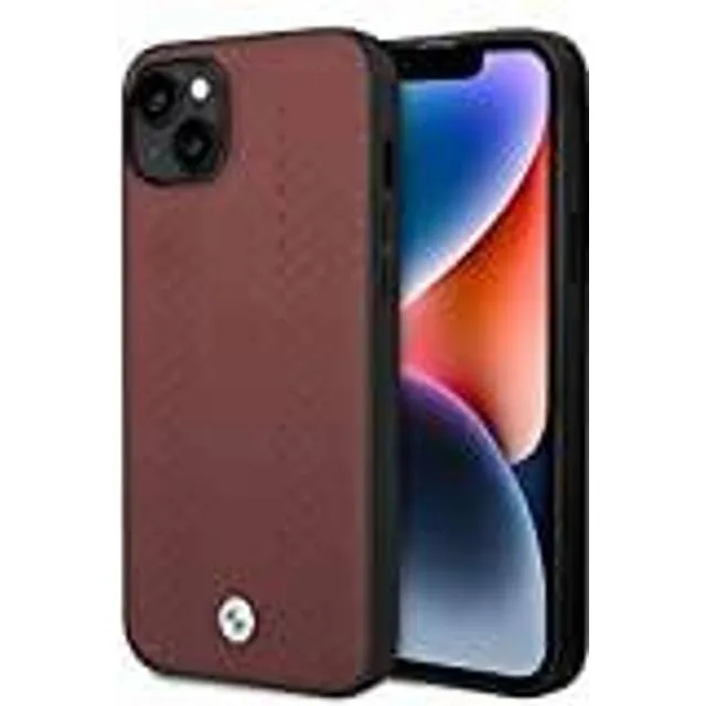 BMW Mobilskal till iPhone 14 Pro Korthållare Läder