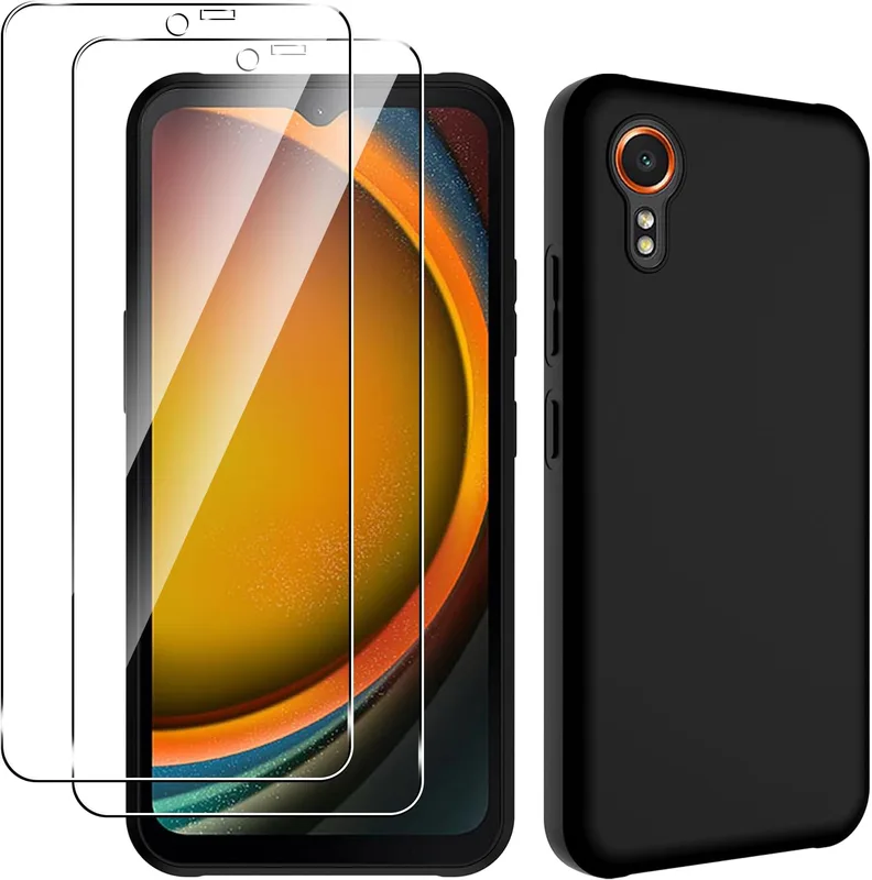 3 stycken skyddsfilm för pansarskyddsglas för Samsung Galaxy Xcover 7/7 Pro/Xcover7 Enterprise Edition, HD-klar, 9H hårdhet, bubbelfri, repfri skärmsk