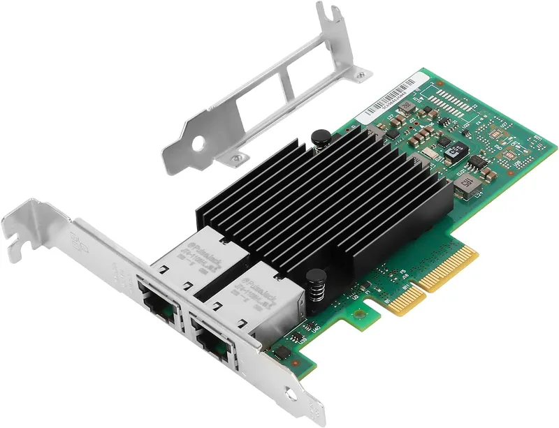 PCIe-kort Dual Port RJ45 10GB NIC