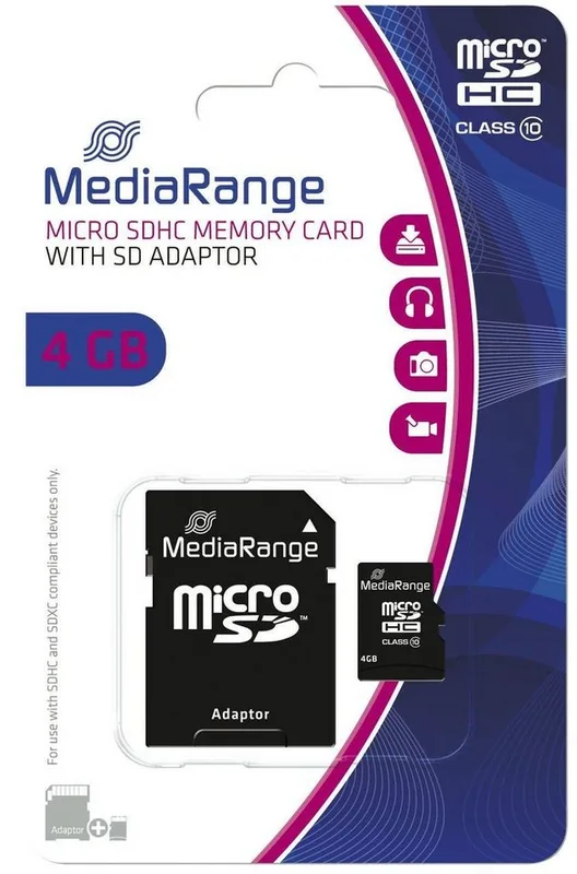 MediaRange - flash-minneskort - 4 GB