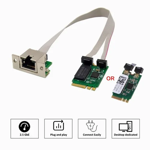 M.2 A+E Key 2,5G Ethernet-adapter