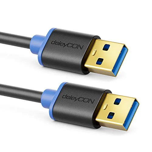 deleyCON 2m USB 3.0 Super Speed Förlängningskabel