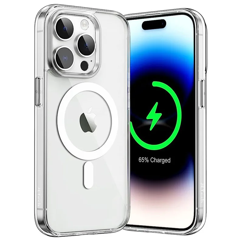 Apple Transparent skal med MagSafe till iPhone 15 Plus
