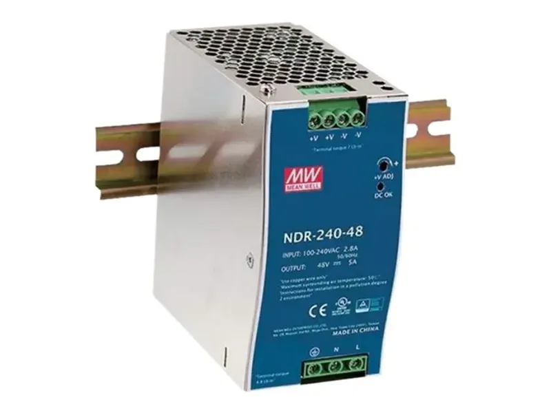 Mean Well PSU 230VAC/48VDC 240W for DIN rail