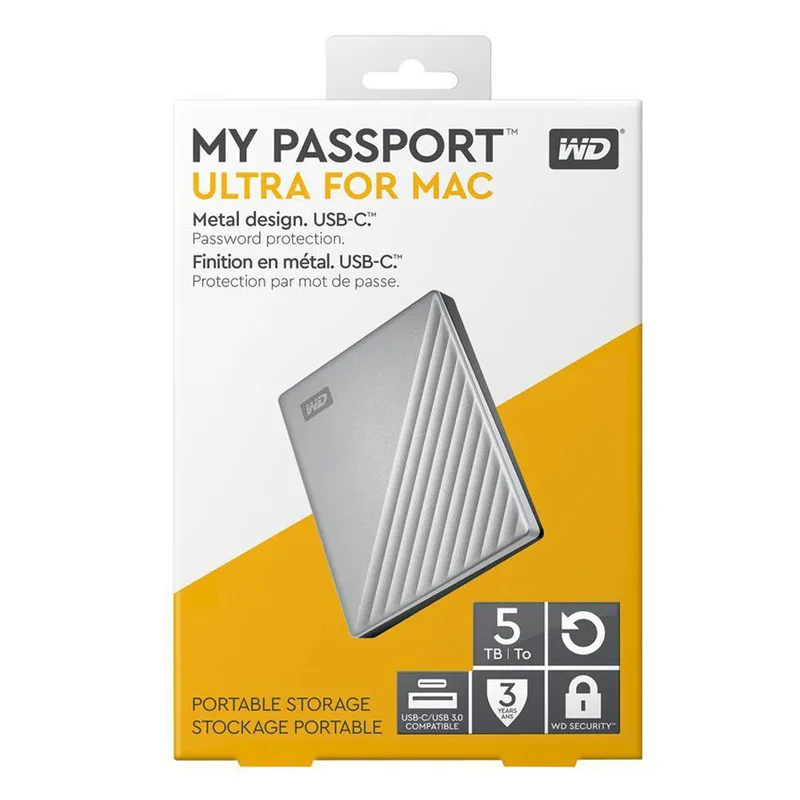 WD My Passport Ultra för Mac 5TB