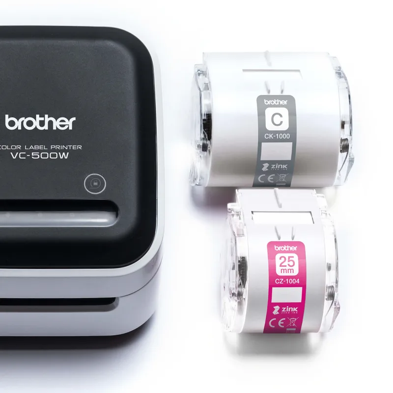 Brother CK-1000 etikett skrivare band CZ bläckstråle VC-500W