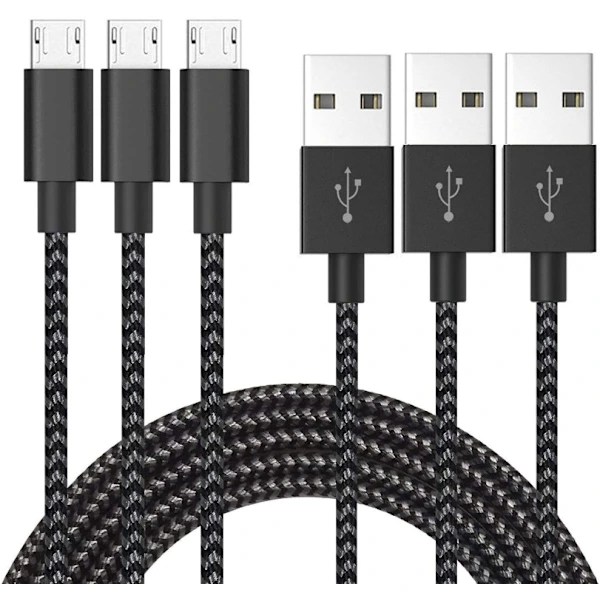 2 x PS4-styrenhet, laddkabel, 2 m kabel för Playstation 4