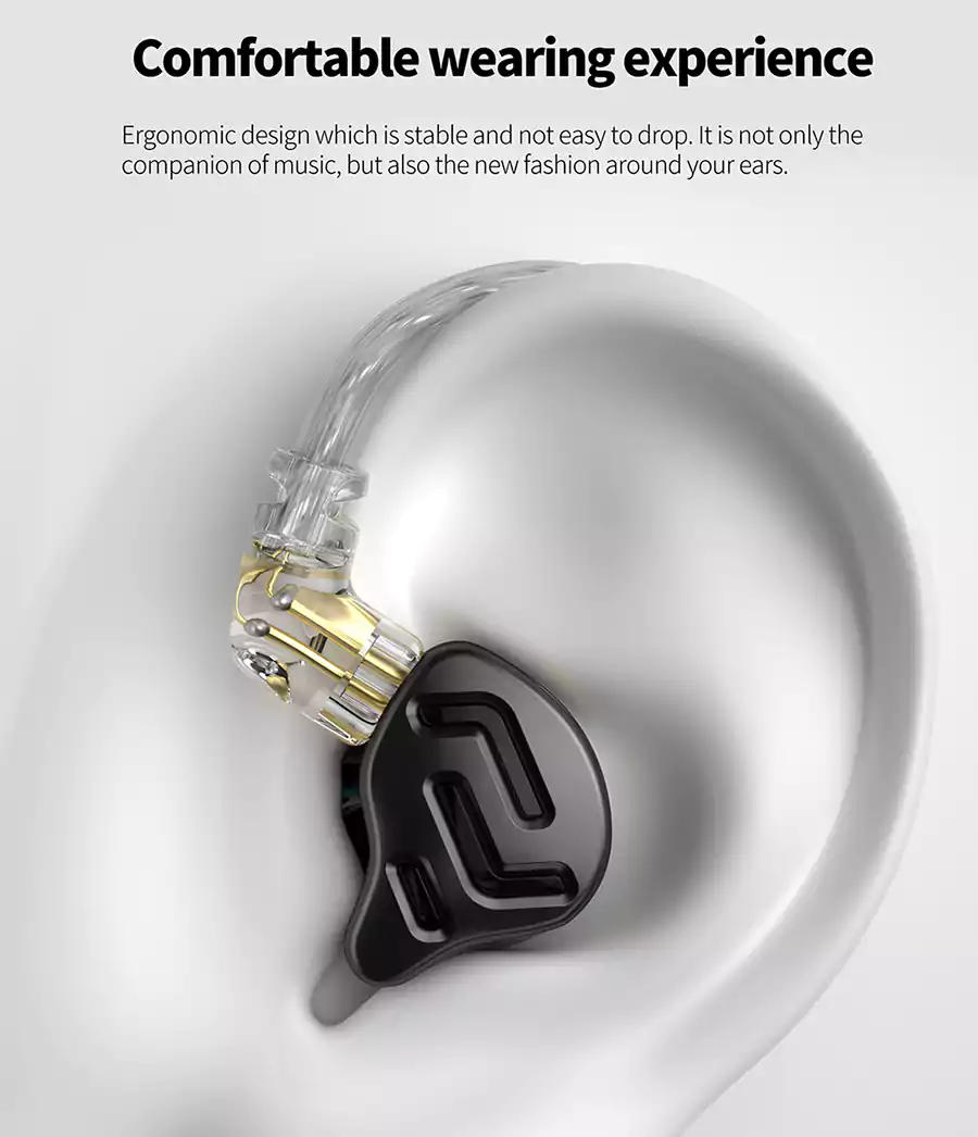 ERYUE In-Ear Dual Magnetic Dynamic Unit Hörlurar