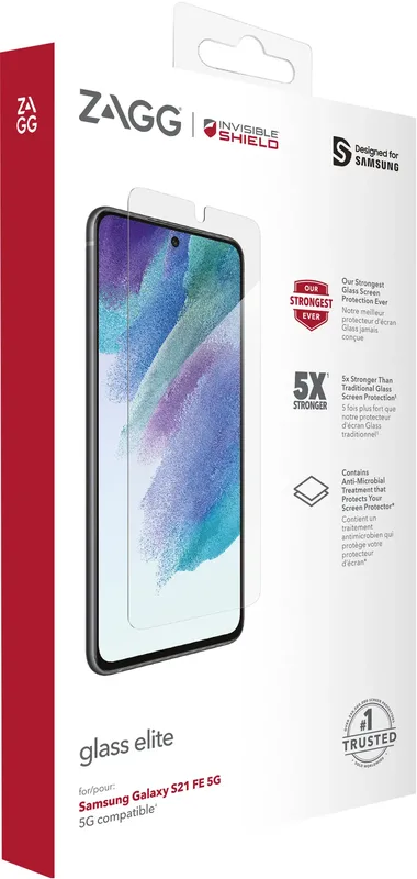 Zagg InvisibleShield Glass Elite Genomskinligt skärmskydd Samsung