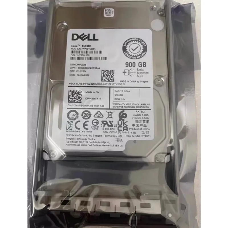 Dell HD 900G SAS12 15K 2,5 S-KES EC XTH17