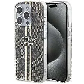 Guess Mobilskal till iPhone 15 Pro Gold Stripes