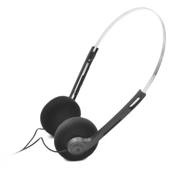 Retro hörlurar, mini stereo lätta hörlurar med 3,5 mm domkraft