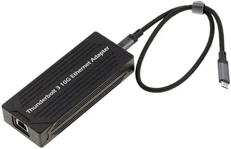 KALEA-INFORMATIQUE Thunderbolt 3 10G USB till 10 gigabit ethernet 10G 5G, 2.5G, 100 Mb-kabel