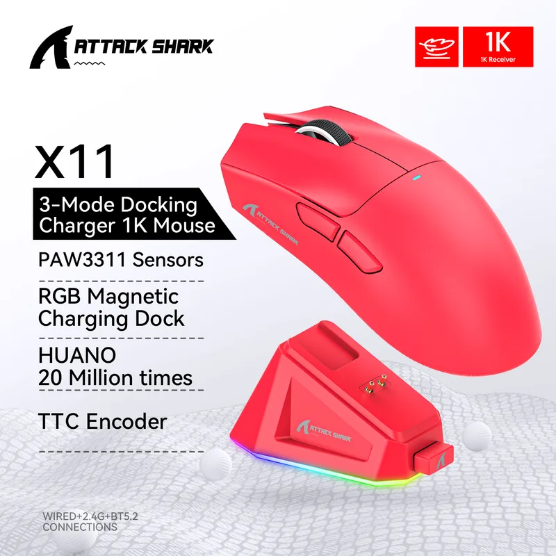ATTACK SHARK X11 spelmus