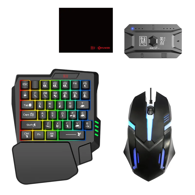 Docooler Gaming tangentbord kombination halvhand