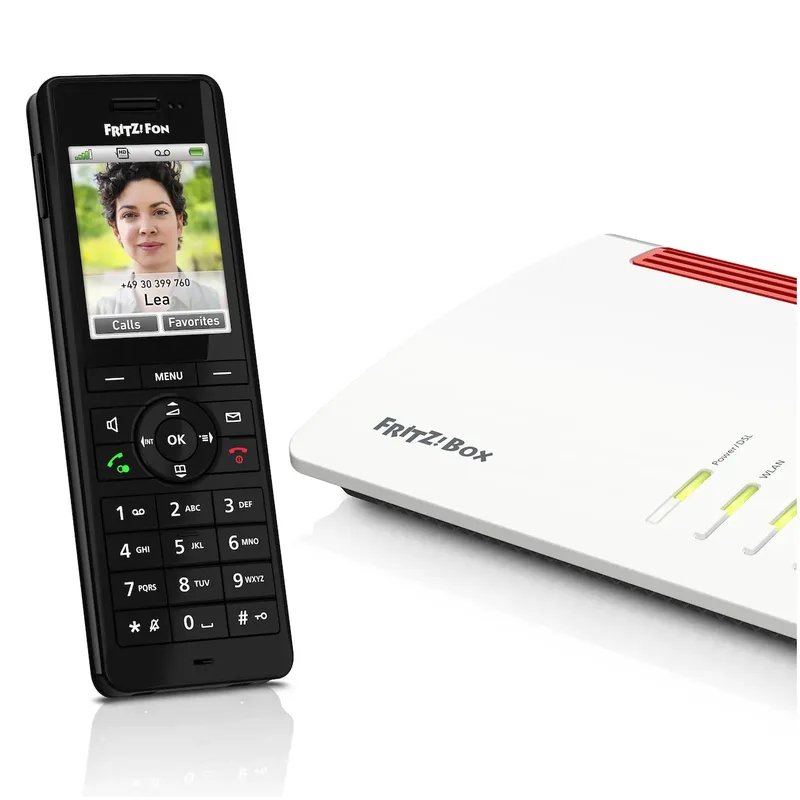 AVM Fritz!Fon X6 svart internationell DECT Full Duplex HD trådlös telefon