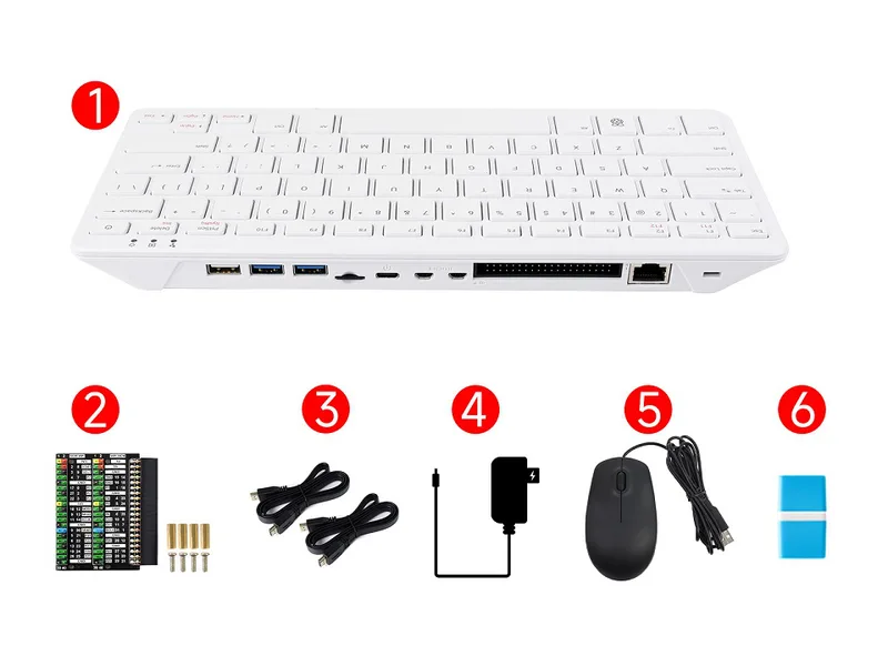 Raspberry Pi500+ EU Kit  - US Layout
