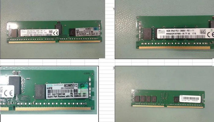 Hewlett Packard Enterprise 16GB PC4-2666V-R, registered SDRAM