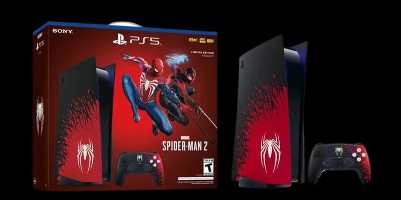 PlayStation PS5 konsolhölje Marvel's Spider-Man 2 Limited