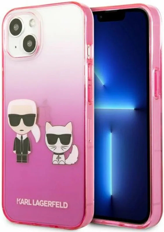 Karl Lagerfeld iPhone 13 mini Skal Gradient Ikonik Karl & Choupette