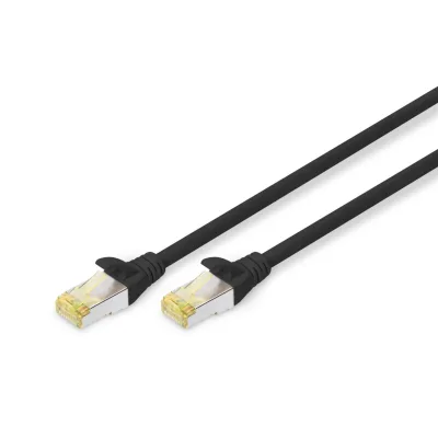 Digitus DK-1644-A-005/BL netværkskabel Sort 0,5 m Cat6a S/FTP (S-STP)