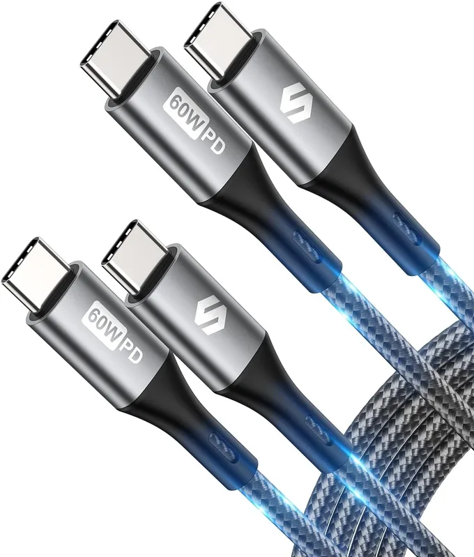 Silkland USB C to USB C Kabel 1M 2Pack