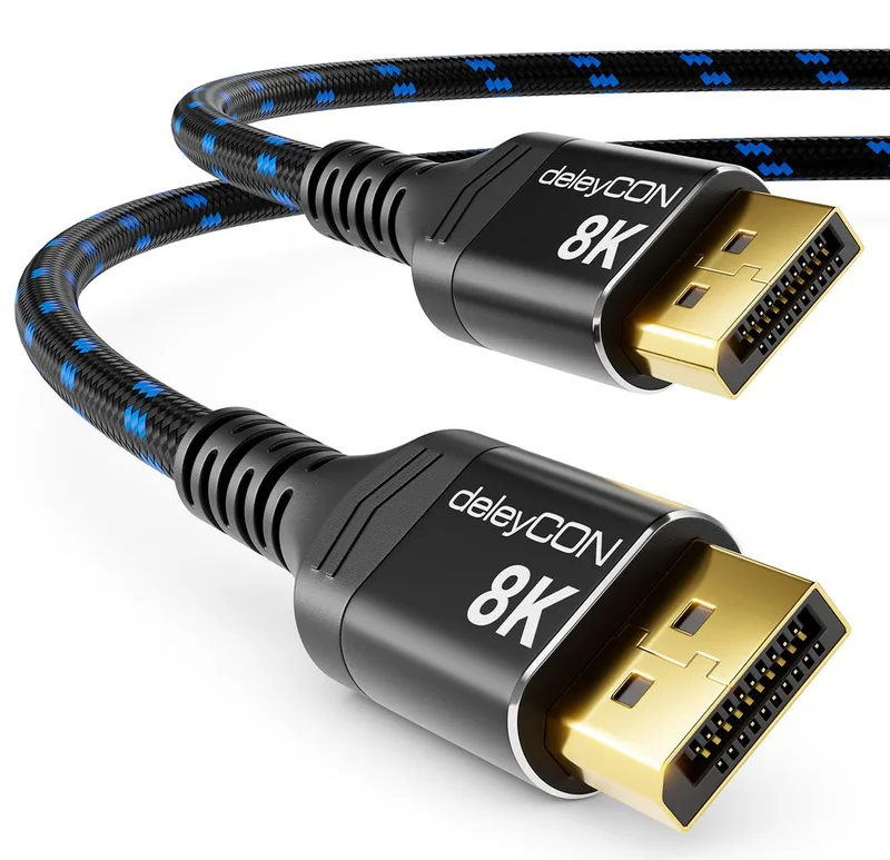 deleyCON 1,5m 8K DisplayPort-Kabel