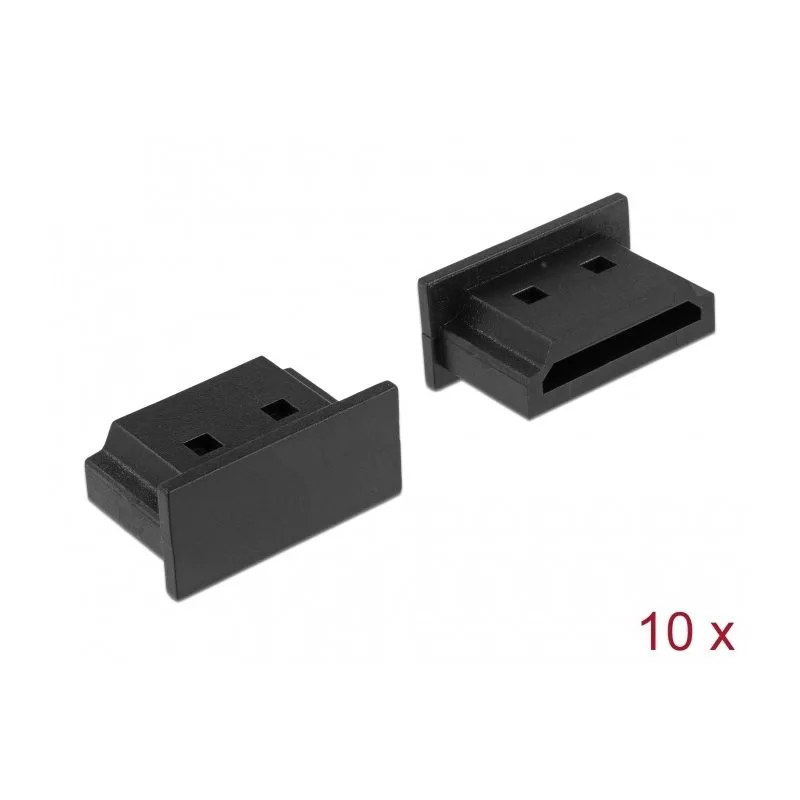 DeLOCK Dust Cover for HDMI A female without grip 10 pieces black