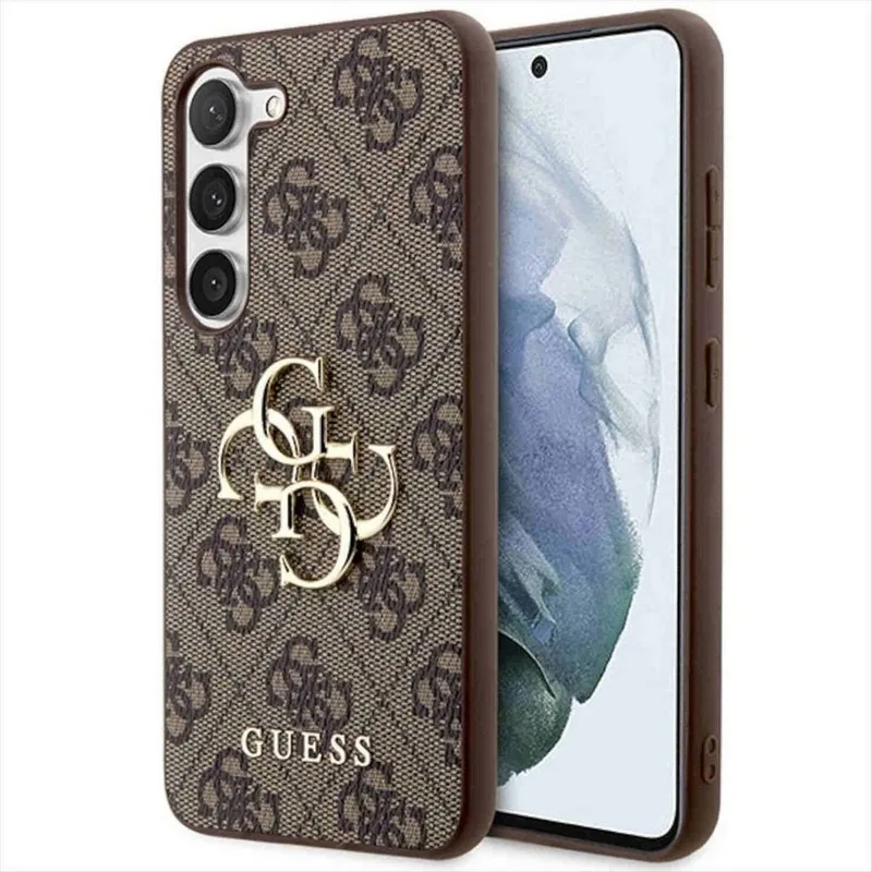 Guess Mobilskal till Galaxy S23 FE Quilted Metal Logo