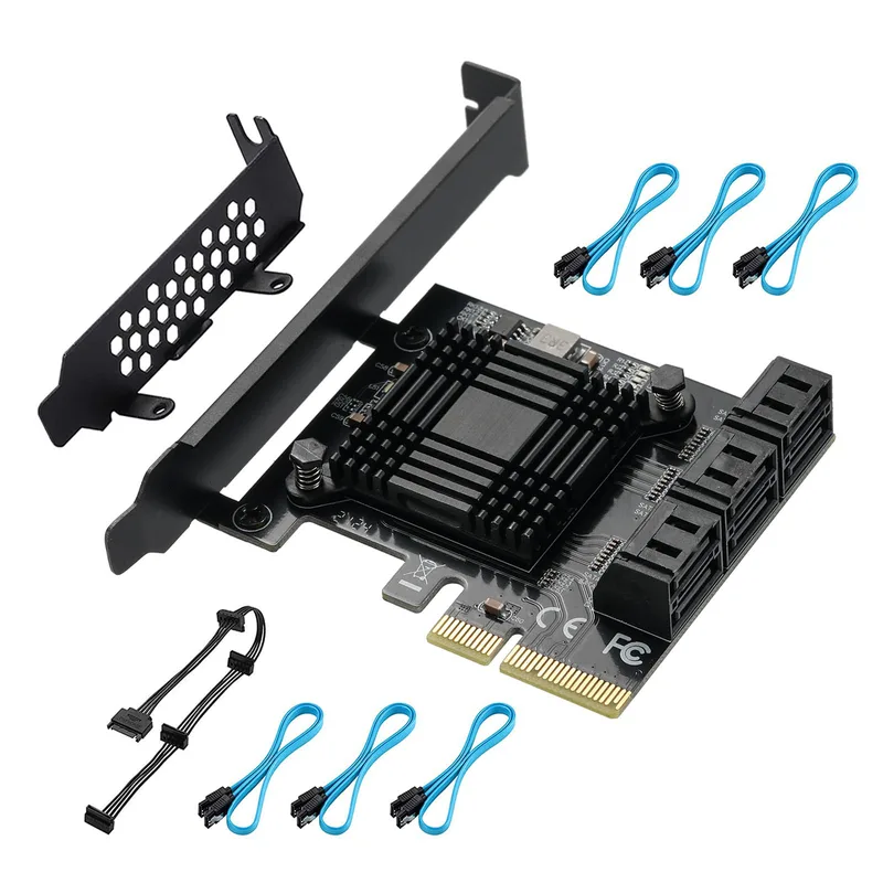 PCIE 4X SATA-kort