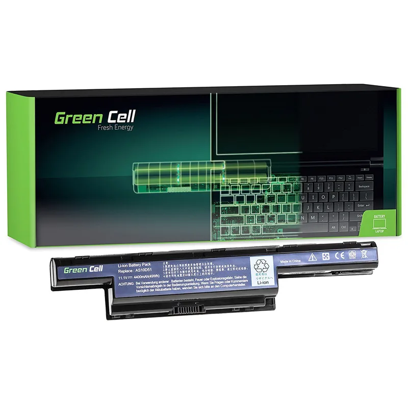 Green Cell AS10D31 AS10D41 AS10D51 AS10D61 AS10D71 AS10D73 AS10D75 AS10D81 AS10D3E AS10D56 AS10G3E Batteri för Bärbar Dator Acer, eMachines, Packard B