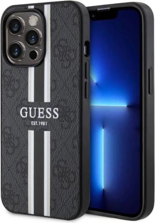 Guess Mobilskal till iPhone 13 Pro/13 MagSafe Printed Stripes