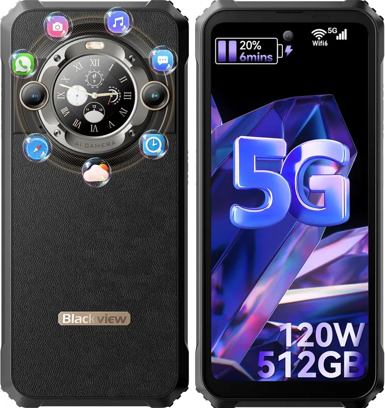 Blackview BL9000 Pro 5G Téléphone Portable Incassable