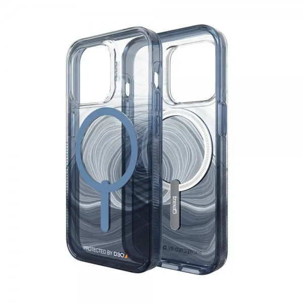 iPhone 14 Pro Skal Milan Snap Blue Swirl
