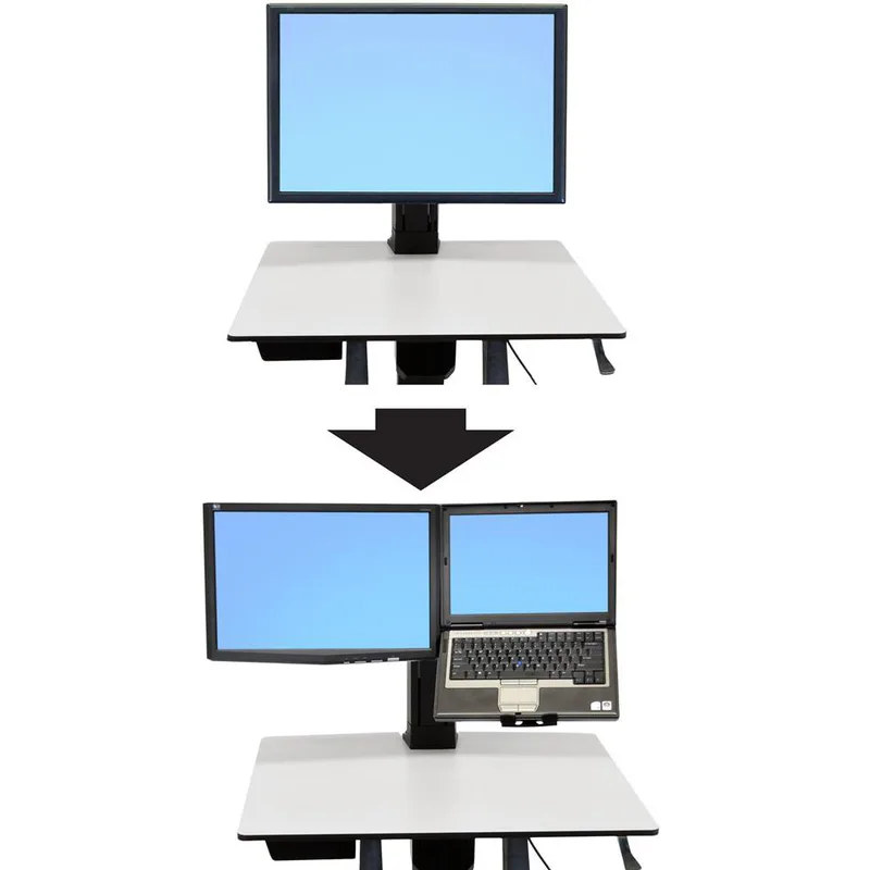 WorkFit Convert-to-Single HD Kit from Dual or LCD & Laptop 76,2 cm (30") Bord