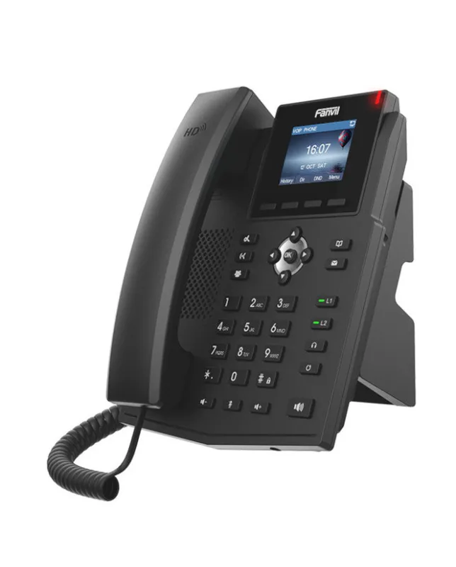 Fanvil X3SP 2 linjer ingångsnivå färgdisplay telefon med HD, POE