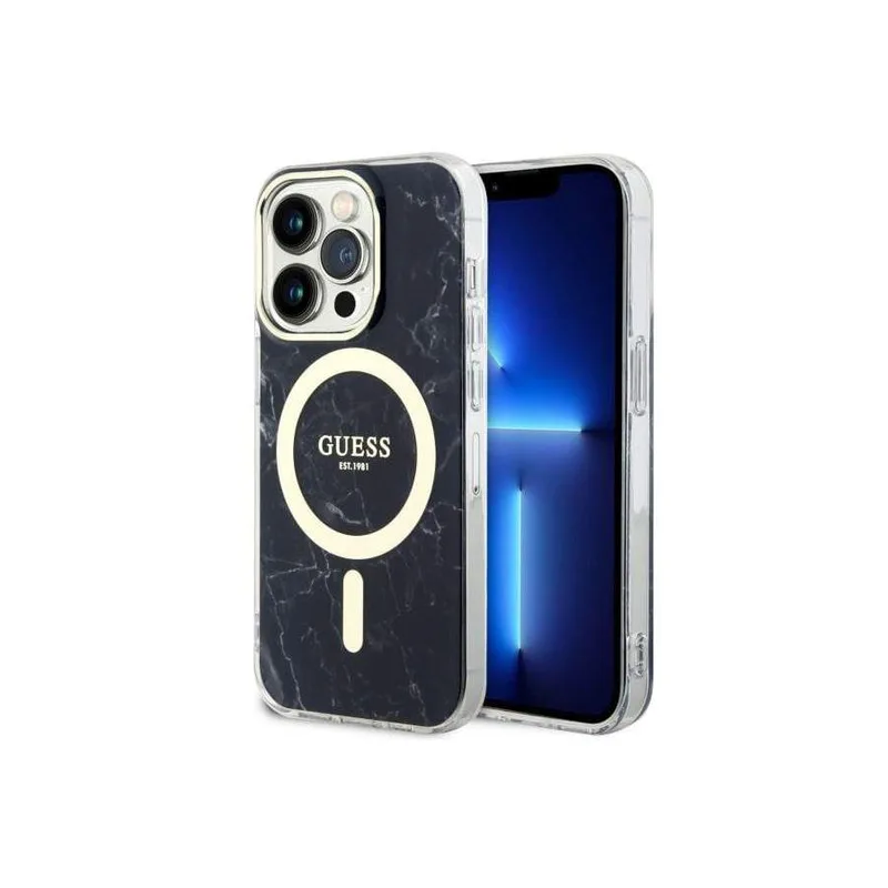 Guess Mobilskal till iPhone 14 Pro Max MagSafe Marble