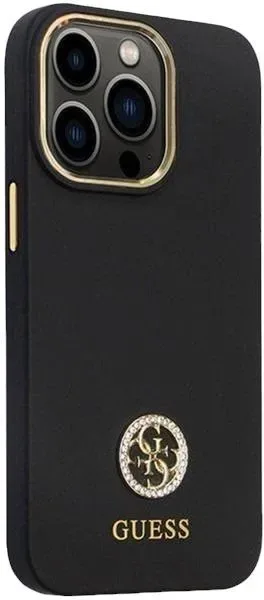 Guess Mobilskal till iPhone 13 Pro/13 Silikon Logo Strass