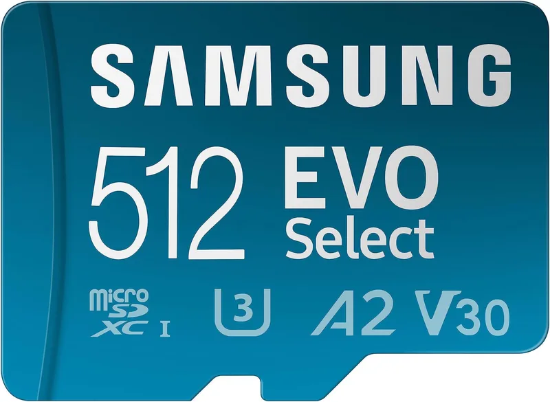 SAMSUNG EVO Select 512 GB microSDXC UHS-I U3