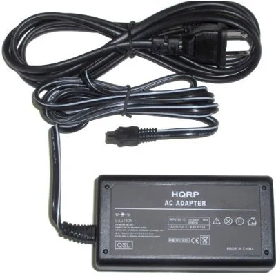 HQRP AC-adapter, kompatibel med Sony HandyCam HDR-SR220, DCR-HC21, DCR-HC22E, DCR-HC23E, DCR-HC24E, videokamera