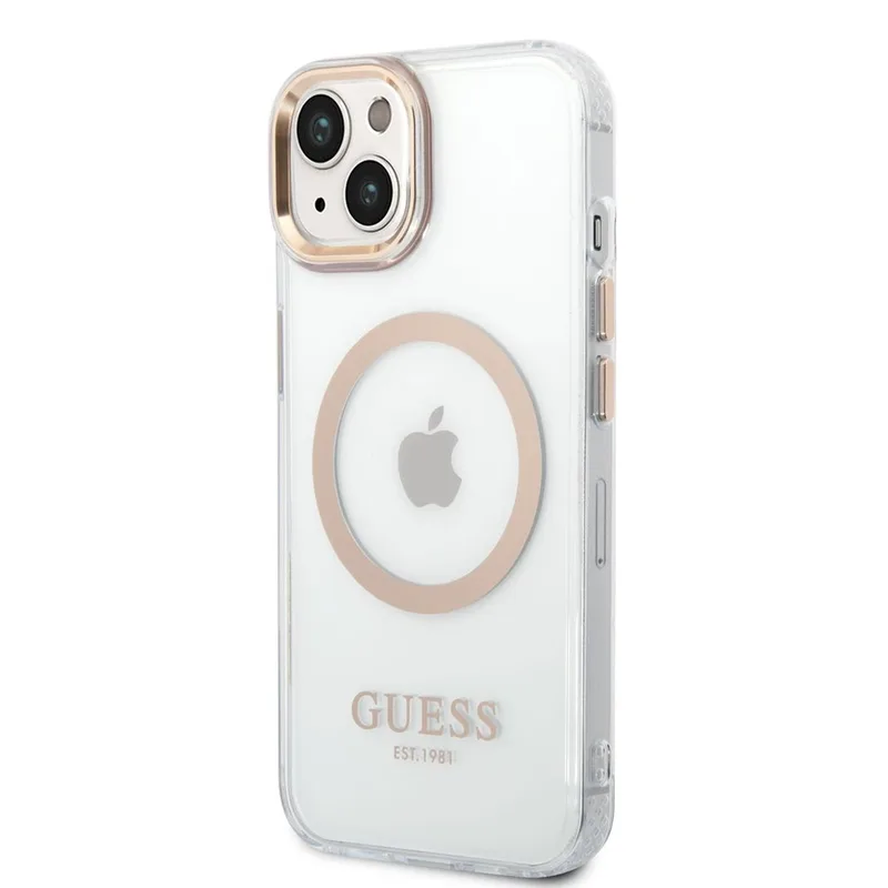 Guess iPhone 14 Plus Skal Transparent MagSafe