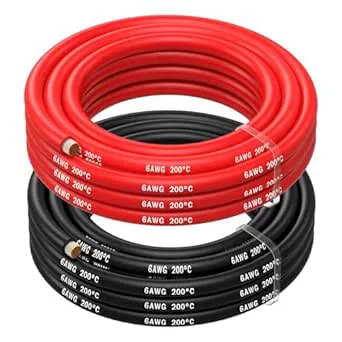 MMOBIEL 6 AWG Elektrisk Silikonkabel
