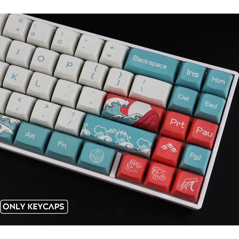 108 st PBT tomt tangentbord mekaniskt tangentbord körsbär OEM XDA-profil inget tryck vitt tangentbordsset