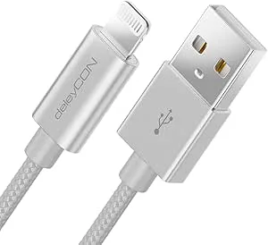 deleyCON 0,5m Lightning 8-Pin USB-Laddkabel