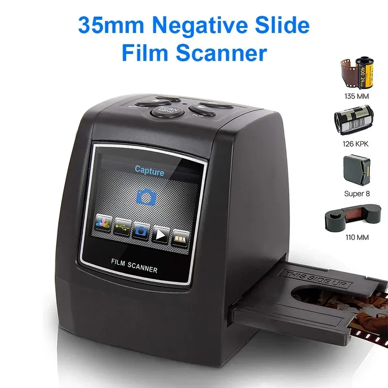 35 mm/135 mm bildvisarskanner för bildfilmkonverterare