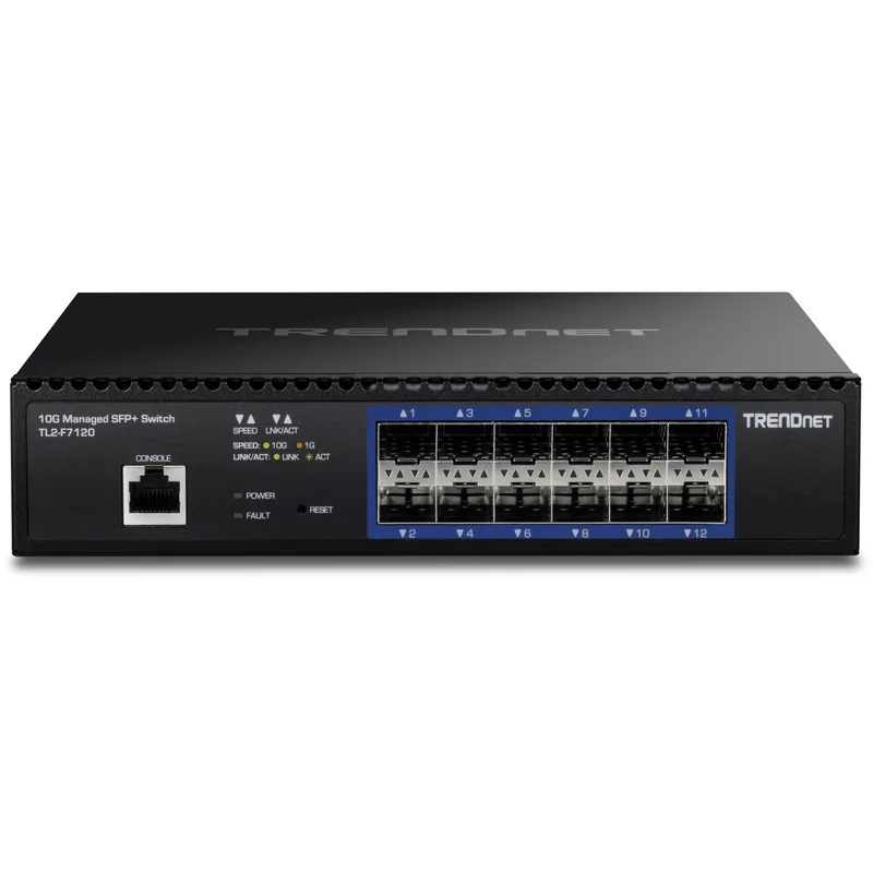 TrendNET 12-port 10G-lager 2 hanterad SFP+ Switch
