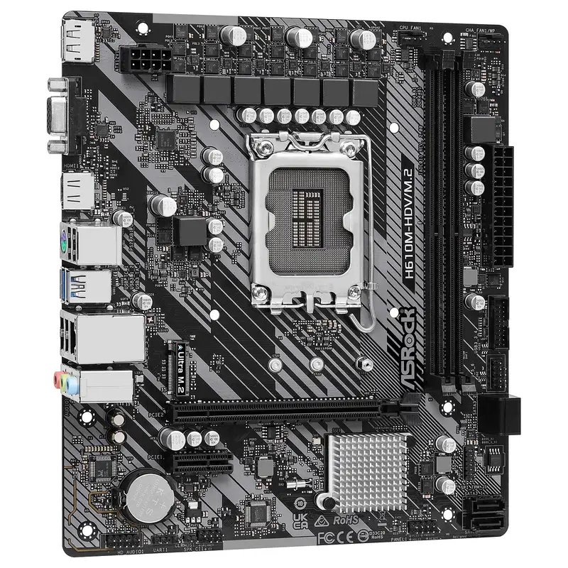 Carte Mère ASRock H610M-HDV/M.2+ DDR5