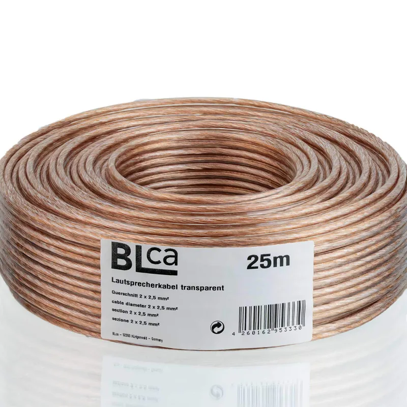 BLca högtalarkabel – CCA kopparhögtalare kabel för HiFi eller billjud