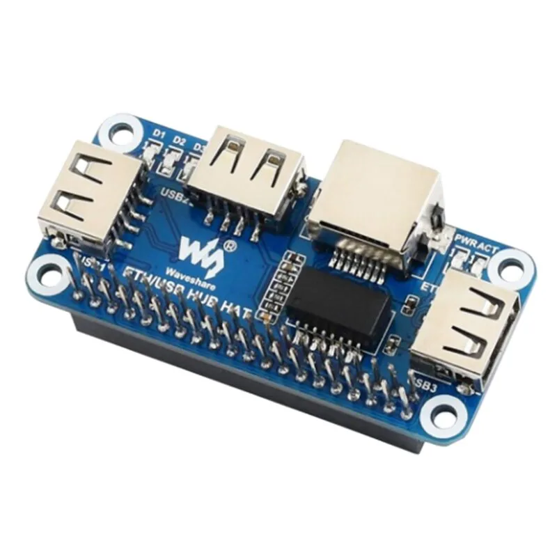 24 USB-Hub med Ethernet-port