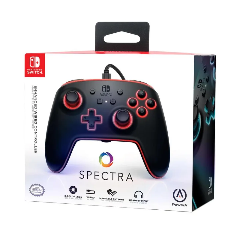 PowerA Enhanced Wired kontroll Spectra för Nintendo Switch